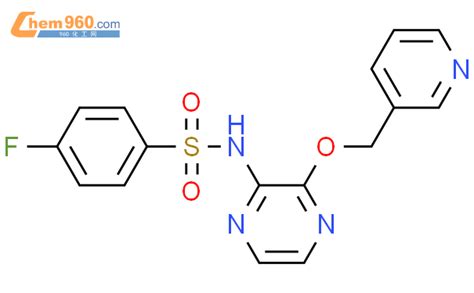 648884 17 7 Benzenesulfonamide 4 Fluoro N 3 3 Pyridinylmethoxy