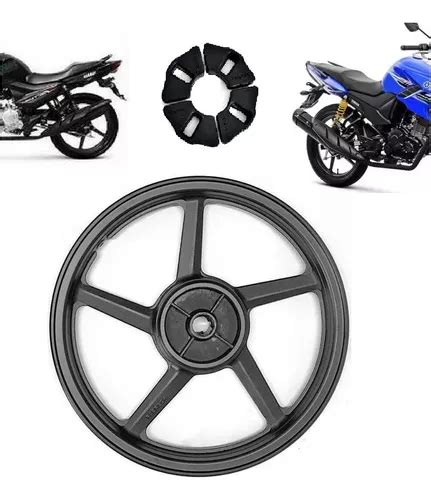 Roda De Liga Leve Traseira Yamaha Ybr Factor Fabreck Frete Gr Tis