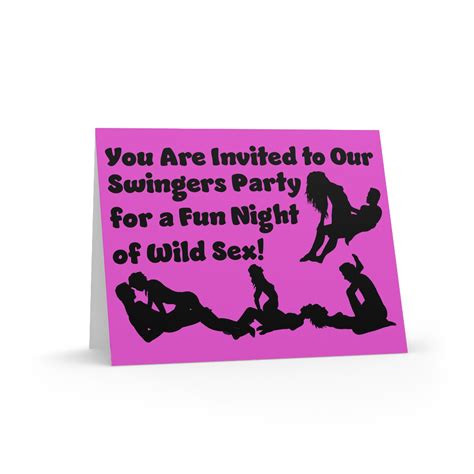 Swingers Party Invitation Swinger Lifestyle Party Cards Sex Party Invitations Swinger Party