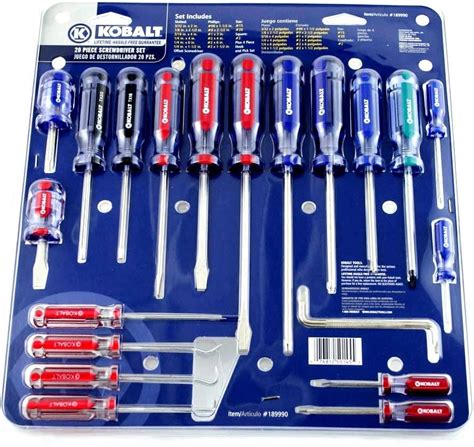 Kobalt 20 Piece Screwdriver Set Tools And Home Improvement