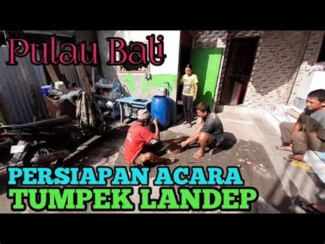 Persiapan Sembahyangan Tumpek Landep Di Pulau Bali Youtube