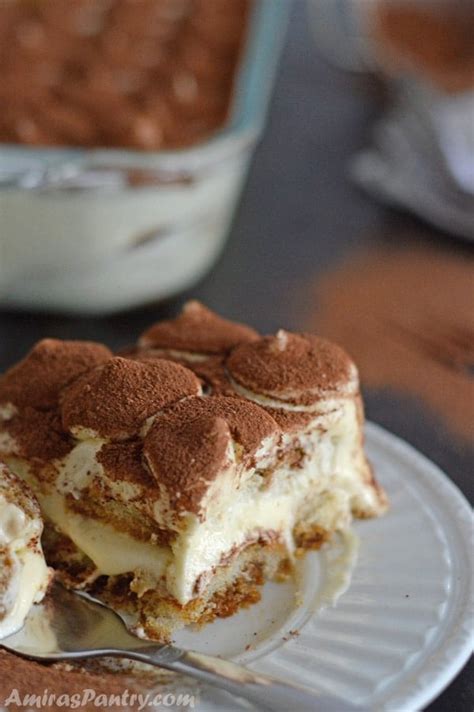 Classic Tiramisu Recipe Without Alcohol Amira S Pantry