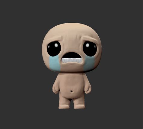 Stl File The Binding Of Isaac Default Isaac Video Game・3d Printable