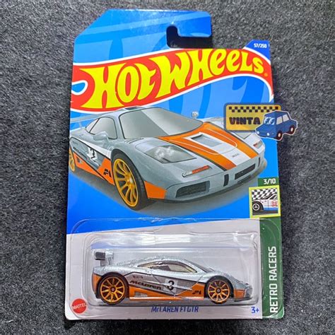 Xe mô hình Hot Wheels MCLAREN F GTR Silver tỉ lệ Shopee Việt Nam