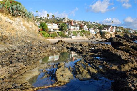 Tide Pool And Rocky Shoreline Near Woods Cove Laguna Beach California