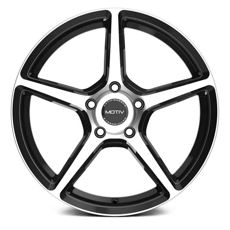 Motiv® 433mb Blade Wheels Gloss Black With Machined Face Rims