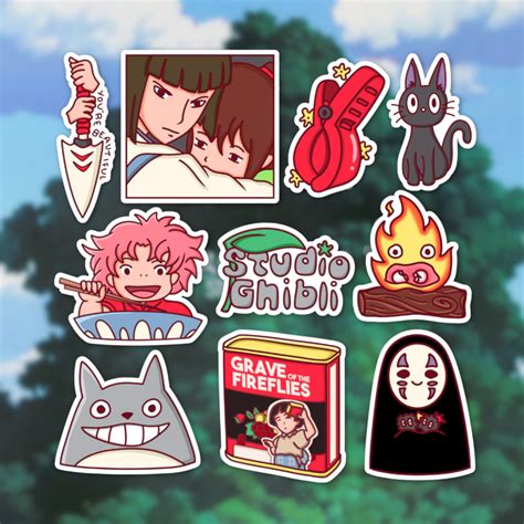 Studio Ghibli Sticker Pack Shopee Philippines