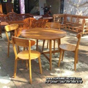 Kursi Cafe Kayu Jati Jepara Terlaris Minimalis Ukiran Jepara