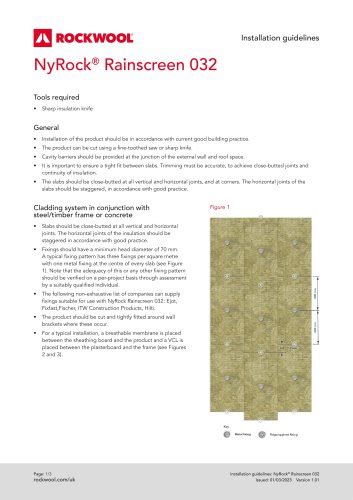 The Thickness Of Rockwool Insulation Rockwool Pdf Catalogs