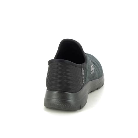 Skechers Slip Ins Summits Bbk Black Womens Trainers