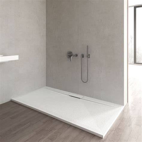 Rectangular Shower Base Series K Daya Floor Level Resin Non Slip