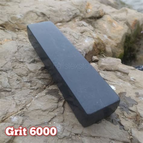 Jual Batu Asah Alam Grit 6000 Halus Dimensi 20x5x3cm Shopee Indonesia