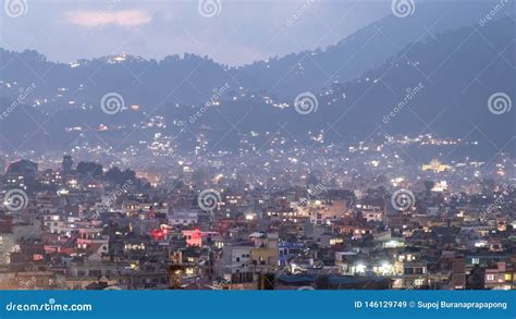 Kathmandu Nepal Kathmandu The Capital Of Nepal Landscape View Of