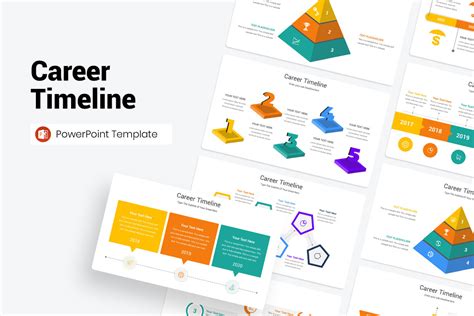 Career Timeline PowerPoint Template | Nulivo Market