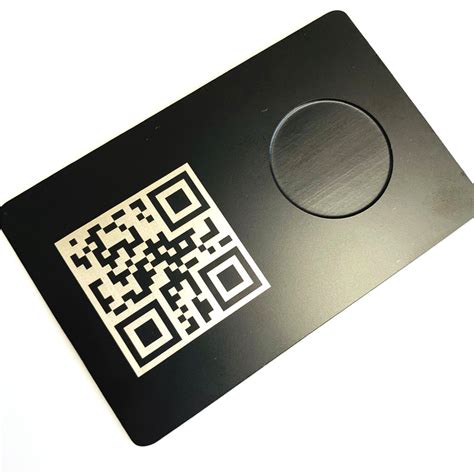 Black Metal NFC Digital Business Card