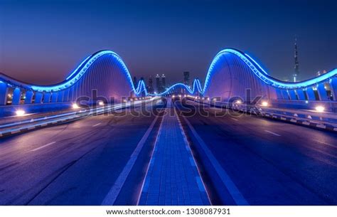 Meydan Bridge Dubai Gives You Feeling Stock Photo 1308087931 | Shutterstock