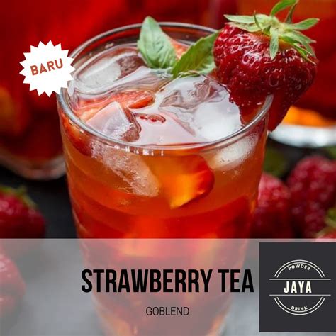 Strawberry Tea Drink Powder 1kgstrawberry Tea Flavored Drink Powder