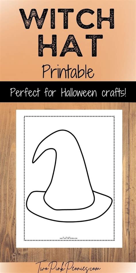 Witches Hat Template Printable - Free Printable