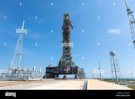 The Nasa Orion Exploration Ground Systems Conducts A Water Flow Test