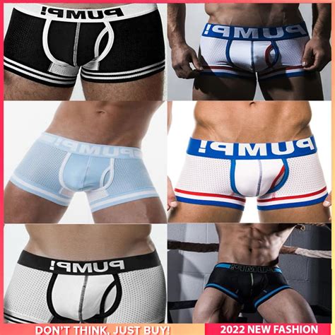 Calzoncillos de algodón para hombre ropa interior Sexy Gay