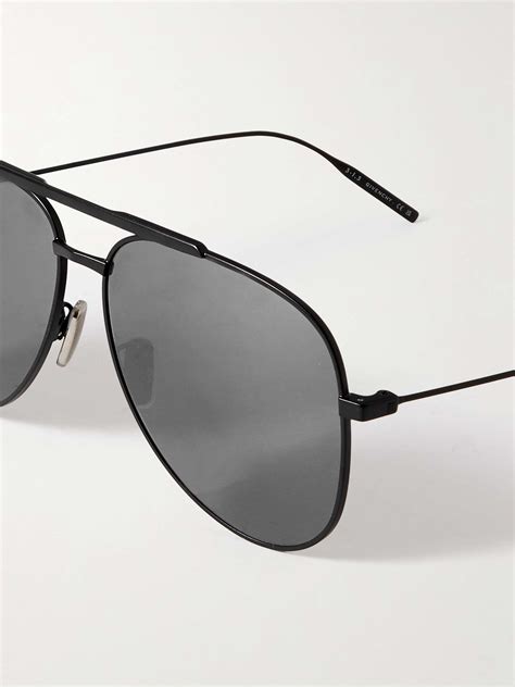 Givenchy Eyewear Gv Speed Aviator Style Metal Sunglasses For Men Mr Porter