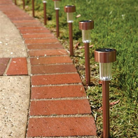 Metal Solar Pathway Lights Outdoor