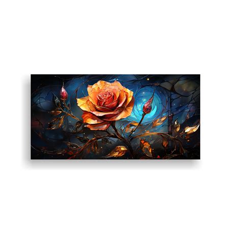 Ripley Pintura Decorativa De Estilo Rose Van Gogh En Colores