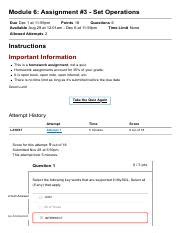 Module Assignment Set Operations Csis F Pdf