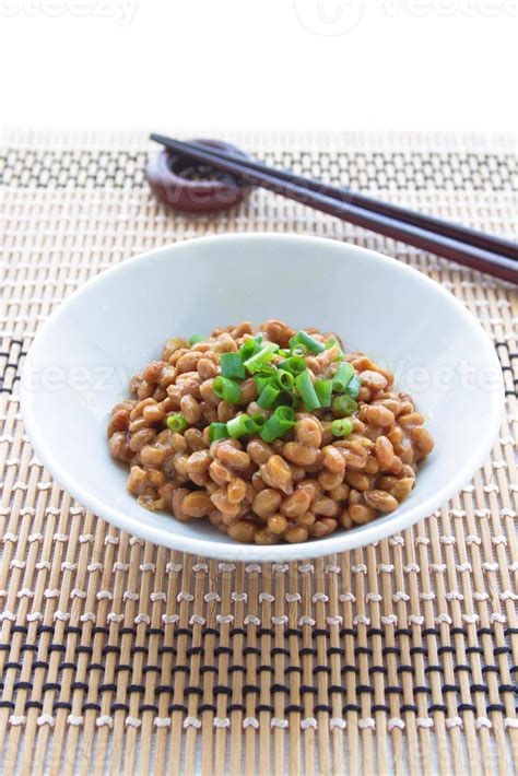 Natto, fermented soybeans 762321 Stock Photo at Vecteezy