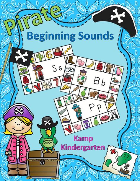 Pirates Literacy Activities Beginning Consonant Sounds Phonics Packet ...