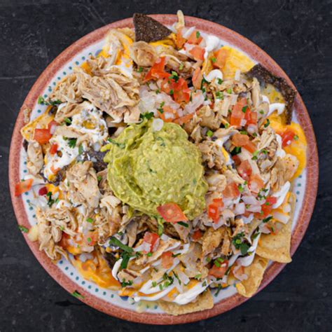 Nachos De Pollo Al Horno Tiki Mexican Food