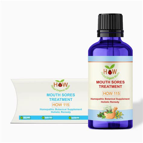 MOUTH SORES TREATEMENT (HOW115) | Herbal Organic Works