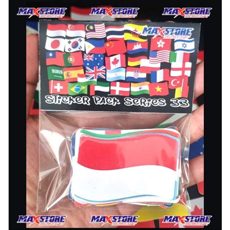 Jual Sticker Koper Negara Sticker Koper Bendera World Flag Sticker