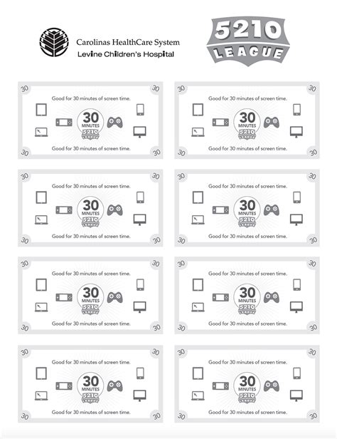 Daily Dose Let Your Kids Earn Their Screen Time With These Printable