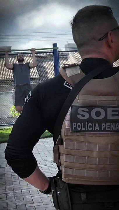 Pol Cia Penal Do Paran Realiza Teste F Sico Para O Curso De