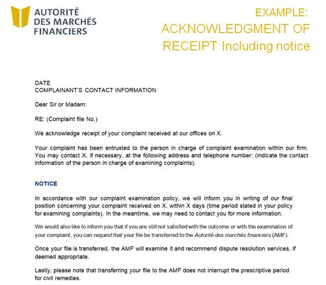 16 Sample Acknowledgment Receipt Templates