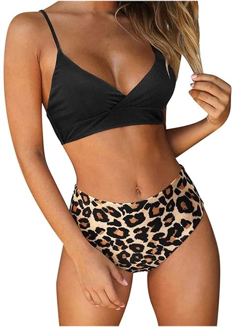 Fantci Women Vintage Swimsuit High Waisted Bikini Set ShopStyle