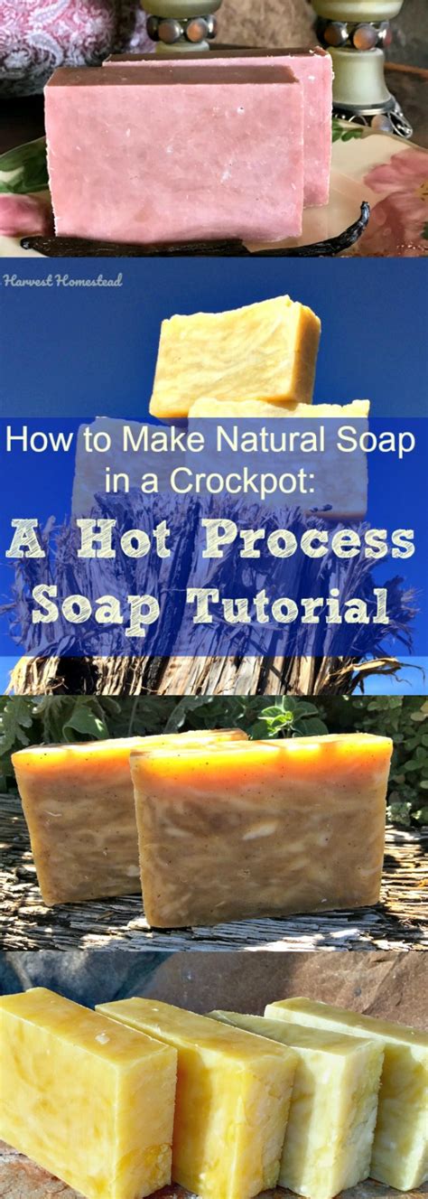 How To Make Handmade Soap In A Crock Pot An Easy Hot Process Soap