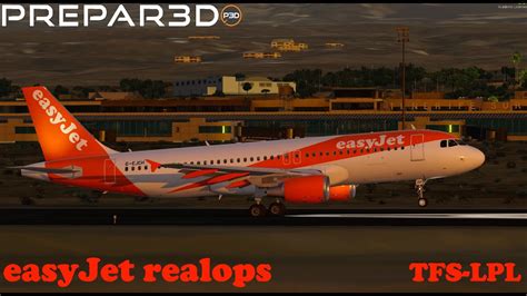 Flight Simulator P3Dv5 LIVE FSlabs A320 214 G EJCH EasyJet UK Realops