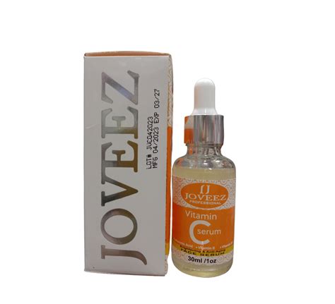 Joveez Vitamin C Serum Hyaluronic Acid Vitamin E B Brightening Anti