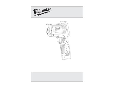 Milwaukee Temp Gun M Handleiding Pagina S