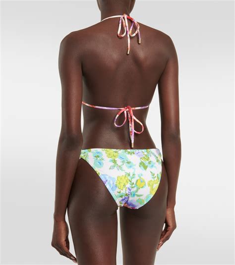 Zimmermann Raie Floral Bikini Zimmermann