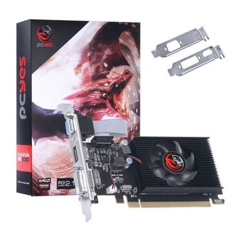 Placa de Vídeo Pcyes AMD Radeon R5 230 2Gb DDR3 64BIT DVI HDMI VGA