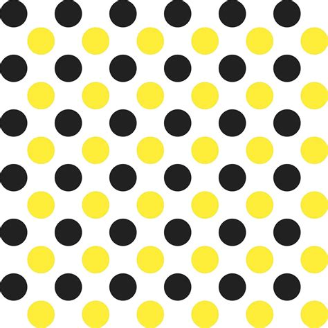 Yellow And Black Dot Pattern Background Polkadot Dot Background Seamless Pattern For