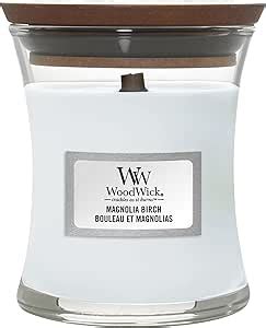 Woodwick Mini Hourglass Scented Candle With Crackling Wick Magnolia