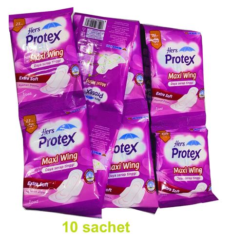 Protex Maxi Wings Ungu Renceng 10 Sachet Lazada Indonesia