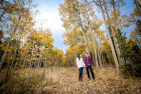 Engagement Session At Kenosha Pass With Fall Colors