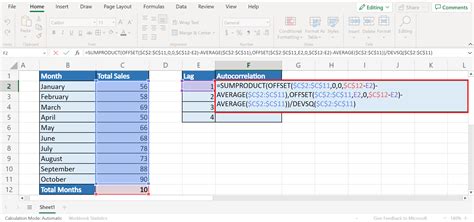 How To Calculate Autocorrelation In Excel Sheetaki