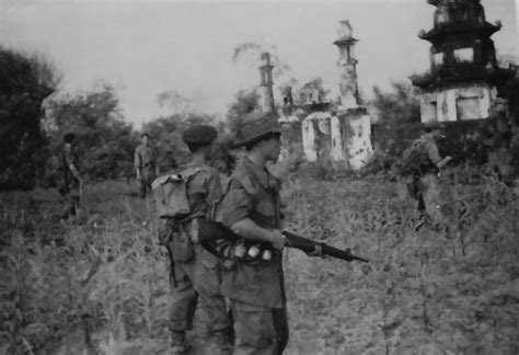 Local Commandos Of French Army In Northern Indochine Tonkin During A