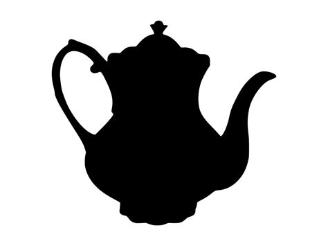 Teapot Svg File Tea Silhouette Svg Cutting File Vector Png Dxf Etsy